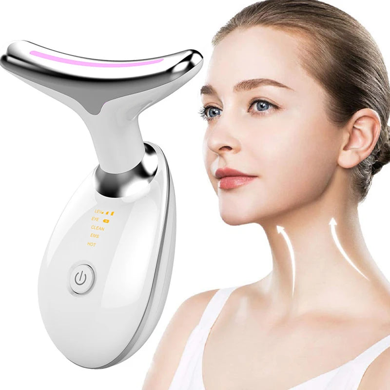 Neck Face Beauty Device Facial Lifting Machine EMS Face Massager Reduce Double Chin anti Wrinkle Skin Tightening Skin Care Tools