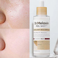 Dr. Melaxin Korean Black Rice Peeling Ampoule - Exfoliating Face Remove Dead Skin Cells Blackheads Facial Skincare