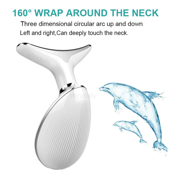 Neck Face Beauty Device Facial Lifting Machine EMS Face Massager Reduce Double Chin anti Wrinkle Skin Tightening Skin Care Tools